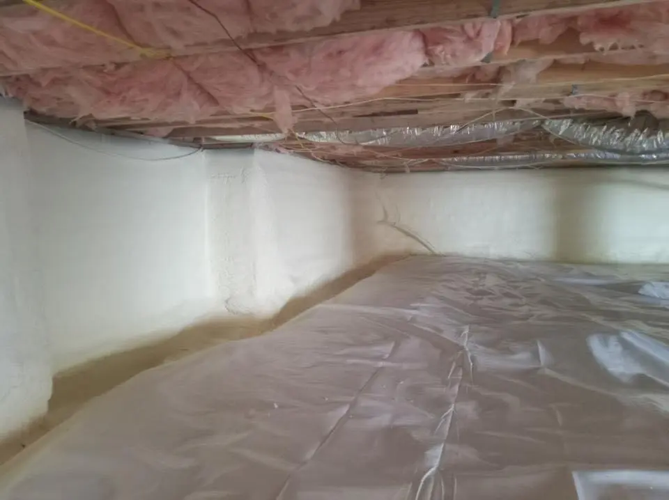 Crawl space encapsulation with closed-cell spray foam for Spray Foam Roofing Repair in Inglewood